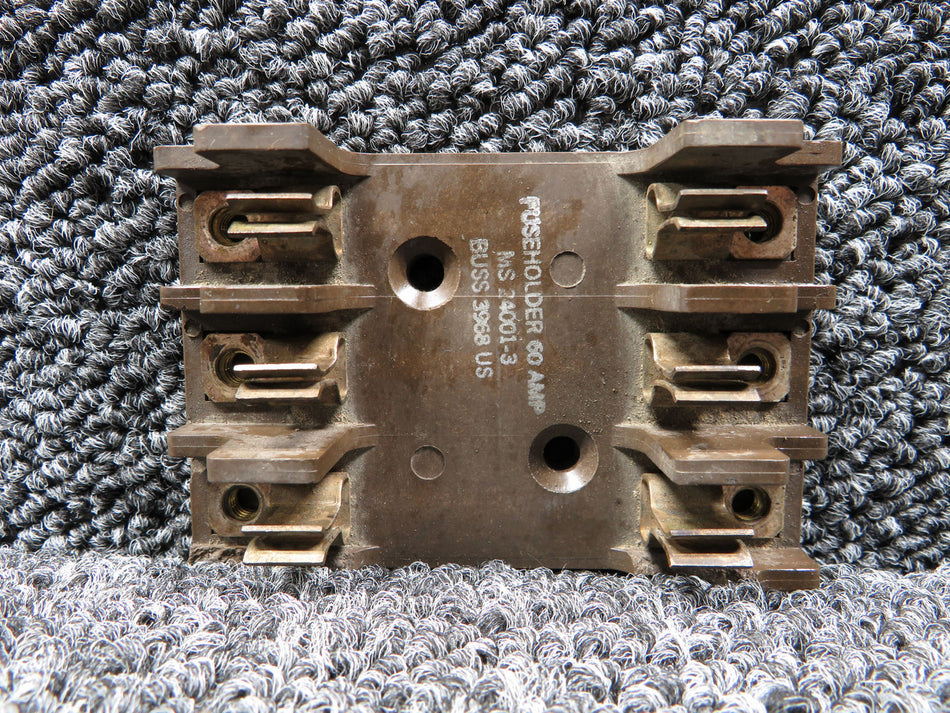 MS24001-3 (Alt: BUSS-3968) Bussmann 60 AMP Fuseholder (Damaged)