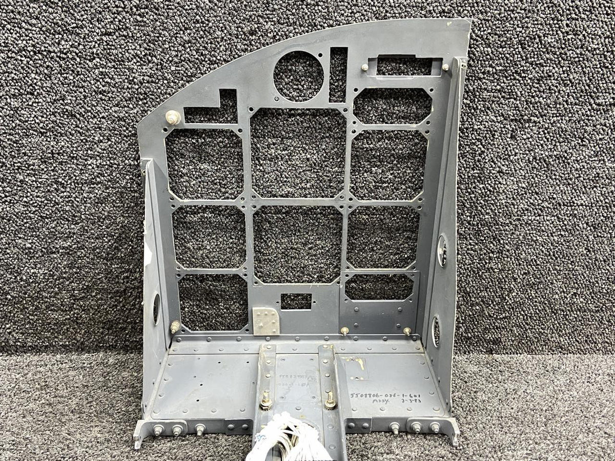 Learjet 5508806-086-1 Lear Jet 55 Co-Pilot Instrument Panel Structure Assembly