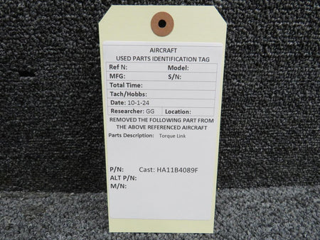 Does Not Apply HA11B4089F Torque Link Assembly