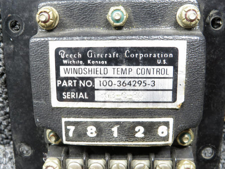 Beechcraft Parts 100-364295-3 Beech Windshield Temperature Control Unit