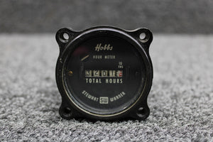 Hobbs Stewart Warner Total Hours Hour Meter Indicator (Hours: 3201.5) (Core)