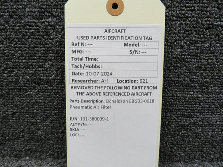 Donaldson 101-380039-1 Donaldson EBG03-0018 Pneumatic Air Filter