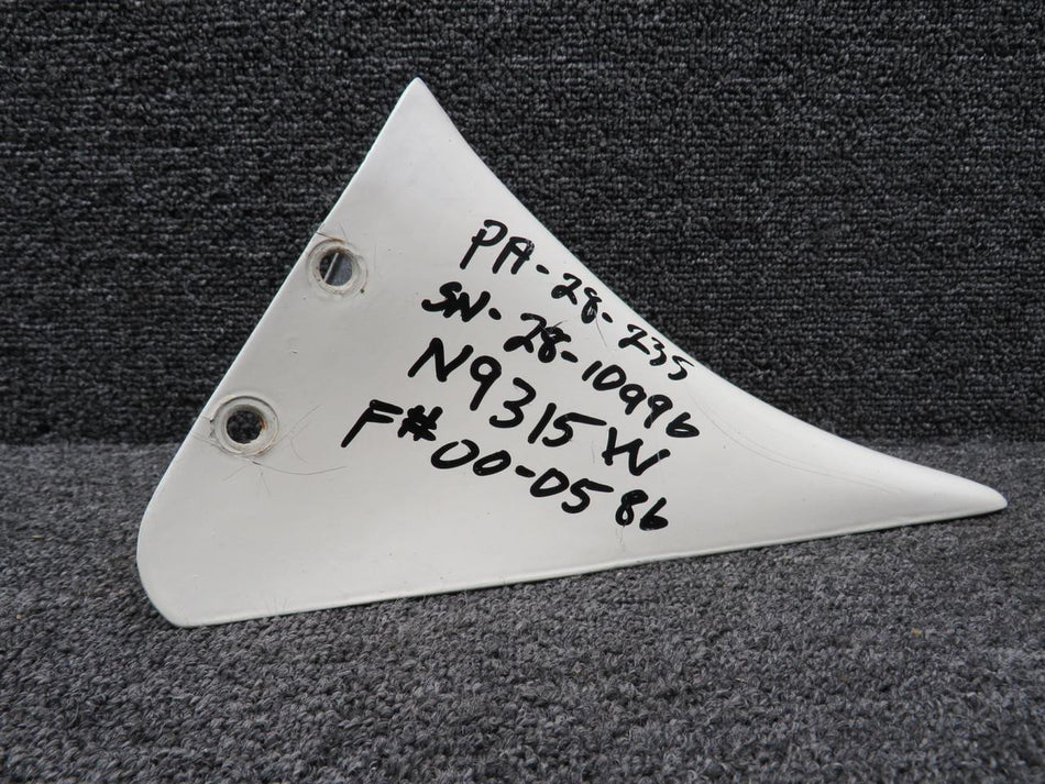 Piper Aircraft Parts 63517-000 Piper PA28-235 Fairing Fin (Worn Holes)