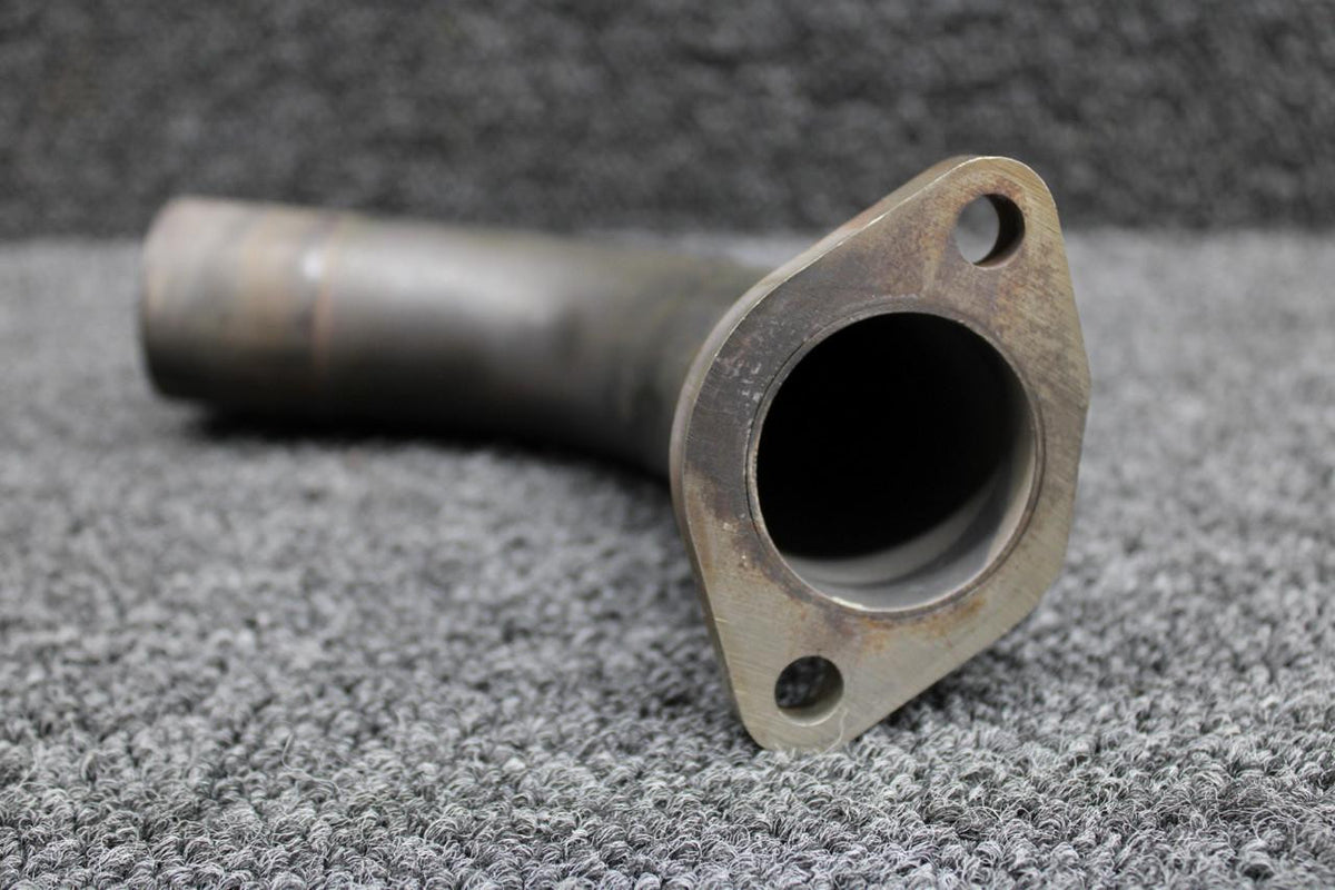 Piper Aircraft Parts 643861-105 (Use: 654261) Piper PA28R-201T Exhaust Stack with Probe Hole RH