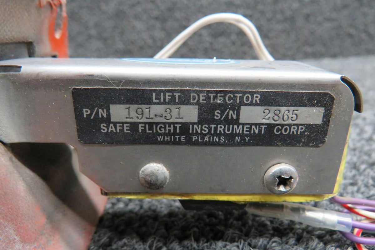 Safe Flight 191-31 (Use: S1672-11) Safe Flight Lift Detector Heated (Volts: 24) (Core)