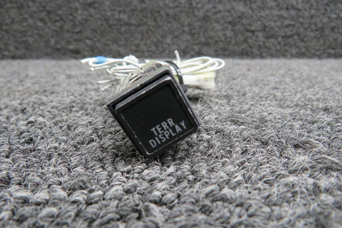 Aerospace Optics M22885-108-4412B Aerospace Optics ON, TERR Push Button Illuminated Switch