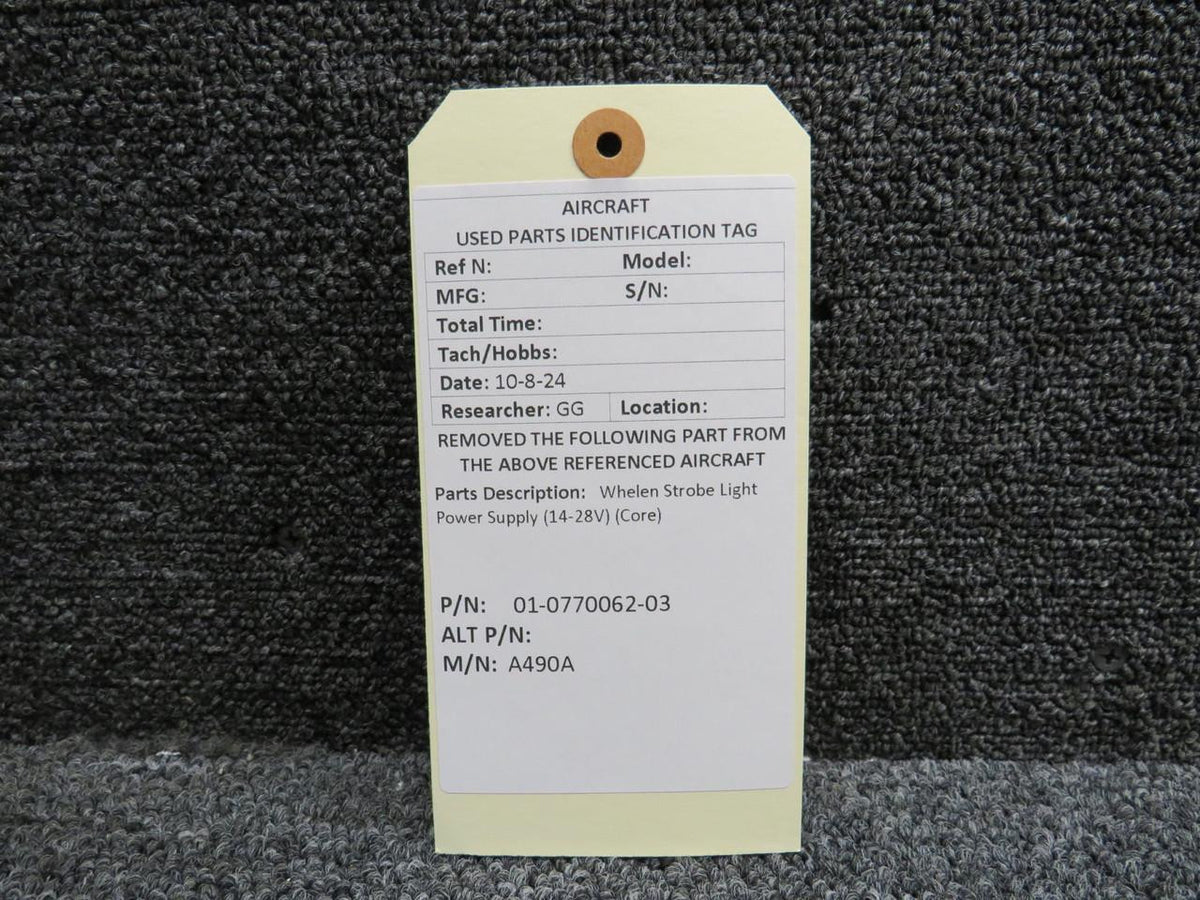 Whelen 01-0770062-03 Whelen A490A Strobe Light Power Supply (14-28V) (Core)