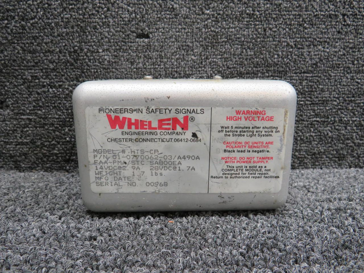 Whelen 01-0770062-03 Whelen A490A Strobe Light Power Supply (14-28V) (Core)