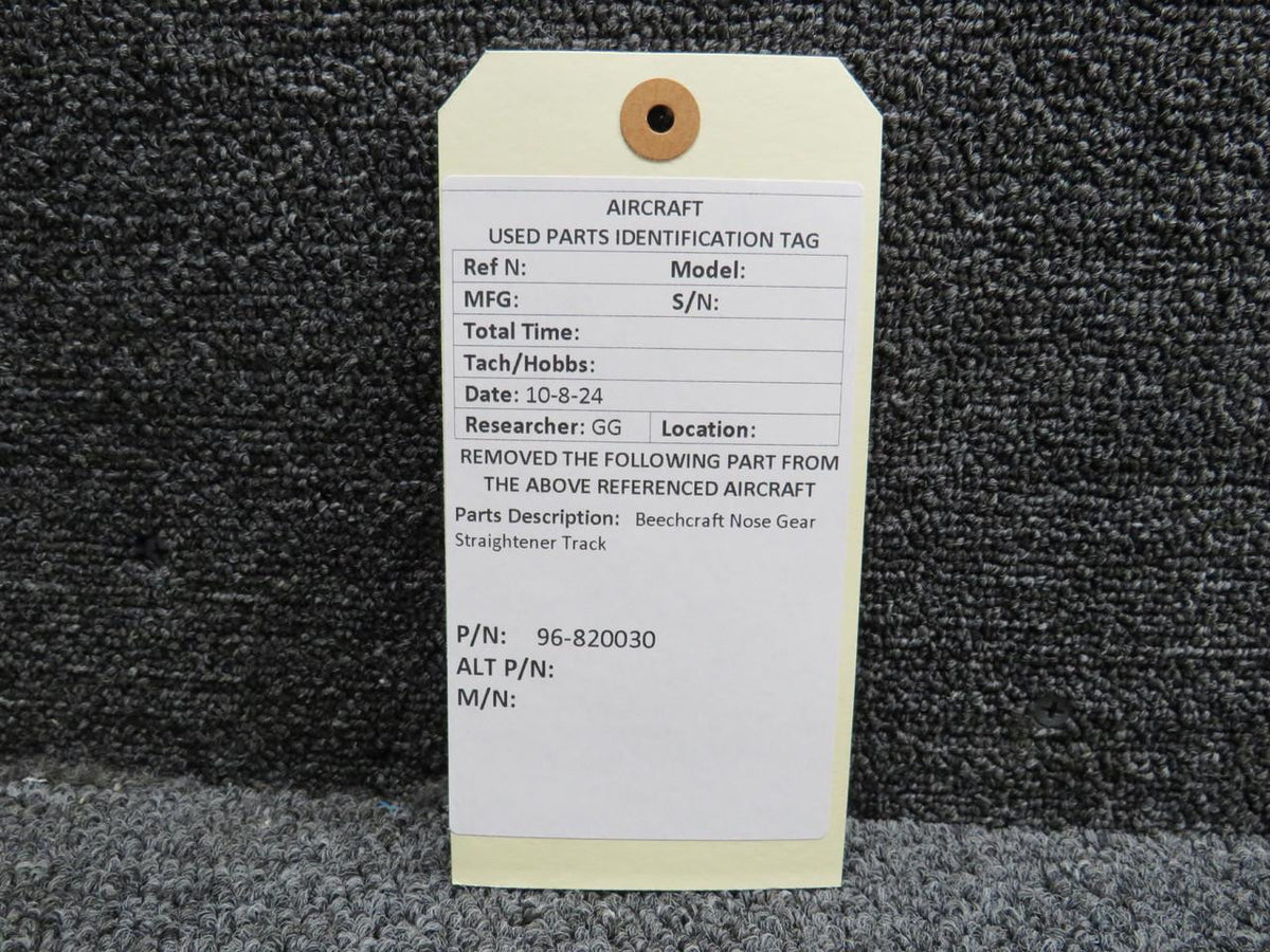 Beechcraft Parts 96-820030 Beechcraft Nose Gear Straightener Track