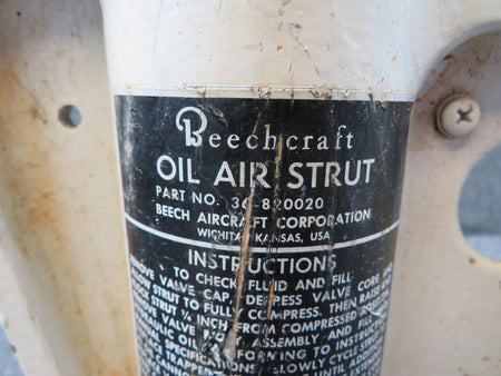 Beechcraft Parts 36-820020 Beechcraft Oil Air Strut (Minus Torque Links & Arm Assembly)