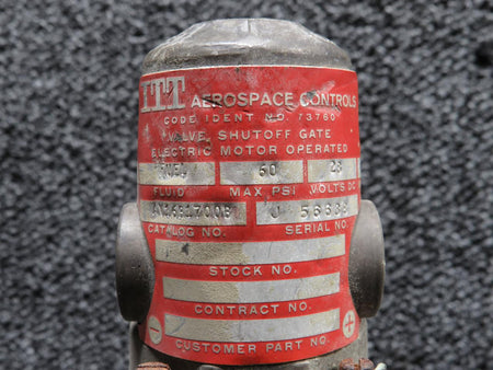 ITT General Controls AV16B1700B ITT General Controls Elect. Operated Fuel Shutoff Gate Valve (Core)