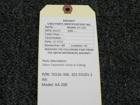 Eaton 70226-306, 101-55101-1 Eaton Expansion Valve with Tubing