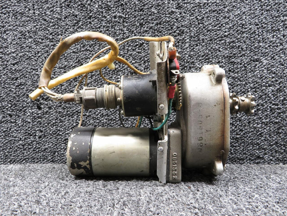 General Electric 0861505-12 GE Flap Actuator Assy with Motor and Position Transmitter (4000RPM)