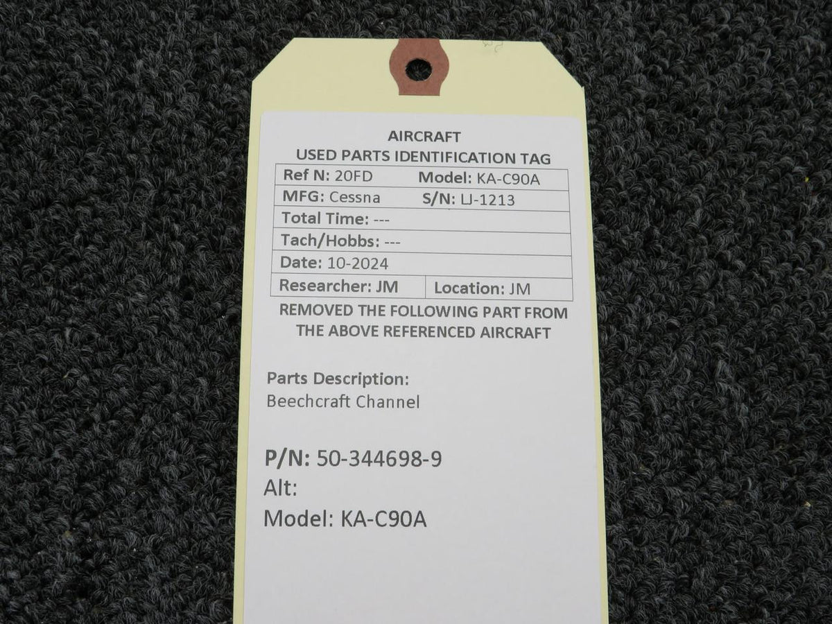 Beechcraft Parts 50-344698-9 Beechcraft KA-C90A Channel