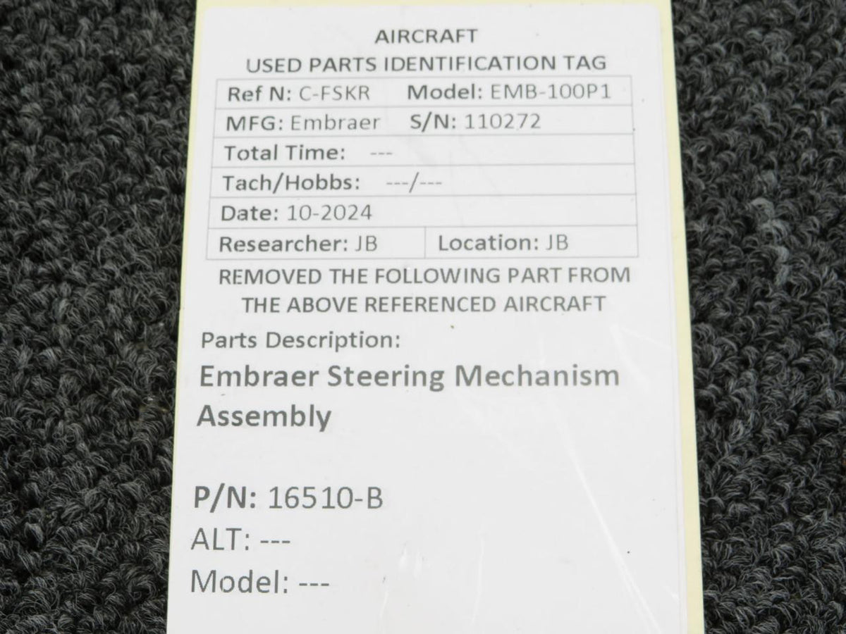 Embraer 16510-B Embraer Steering Mechanism Assembly