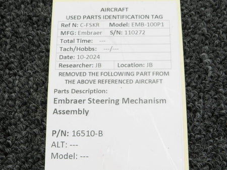 Embraer 16510-B Embraer Steering Mechanism Assembly