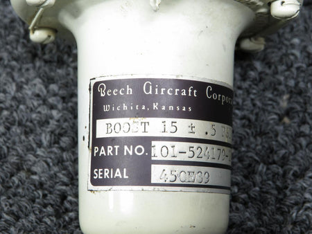 Beechcraft Parts 101-524179-1 Beechcraft 67 Pneumatic Regulator Boost Assembly