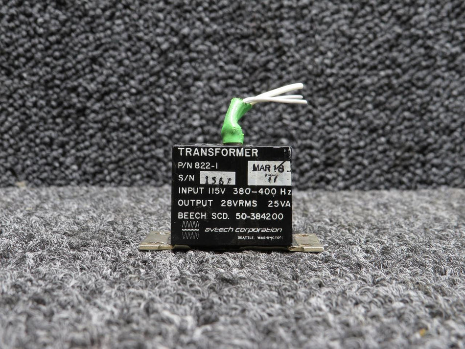 Avtech Corp. 822-1 (Alt: 50-384200) Avtech Corp. Transformer (115V)
