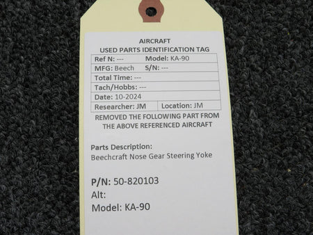 Beechcraft Parts 50-820103 Beechcraft KA-90 Nose Gear Steering Yoke