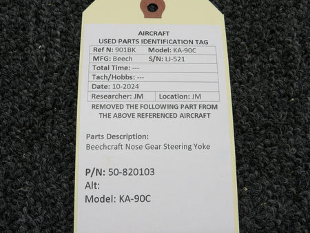 Beechcraft Parts 50-820103 Beechcraft KA-90C Nose Gear Steering Yoke