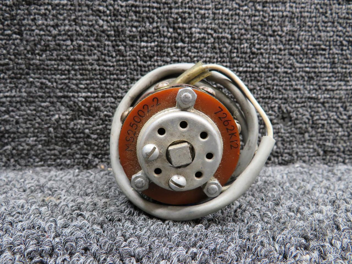 Alcor MS25002-2 (Alt: 7262K12) Alcor EGT Cylinder Selector Switch with Face Plate