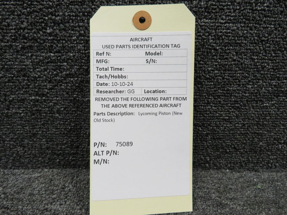 Lycoming Aircraft Engines & Parts 75089 Lycoming Piston (New Old Stock)