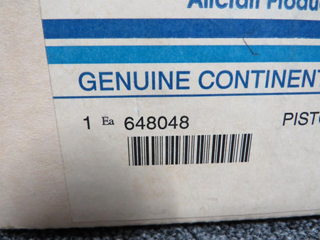 Continental Motors  648048 Continental Piston (New Old Stock)