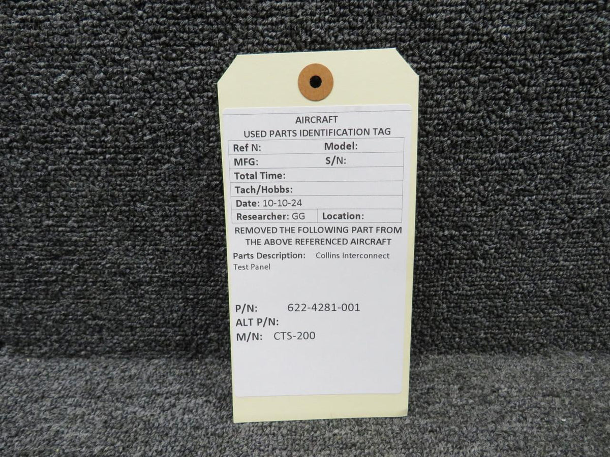 Collins 622-4281-001 Collins CTS-200 Interconnect Test Panel