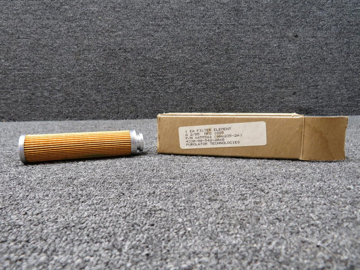 Purolator 6655566 (Use: AN6235-2A) Purolator Filter Element (New Old Stock)