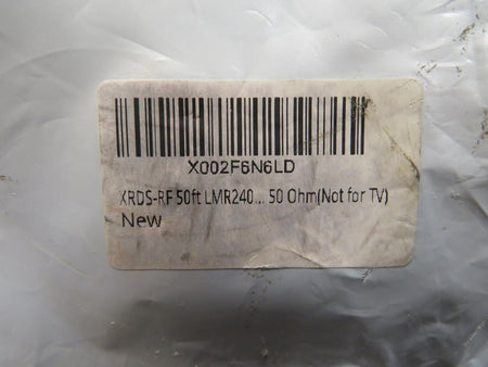 Does Not Apply LMR-240 Low Loss Coax Cable (Length: 50ft) (New Old Stock)