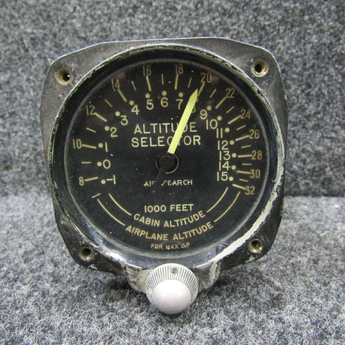 13370-12 Airesearch Cabin Altitude Selector BAS Part Sales | Airplane Parts