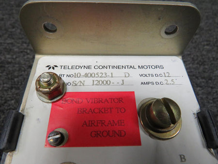 Teledyne 10-400523-1 Teledyne Start Vibrator (Amps: 2.5, Volts: 12)
