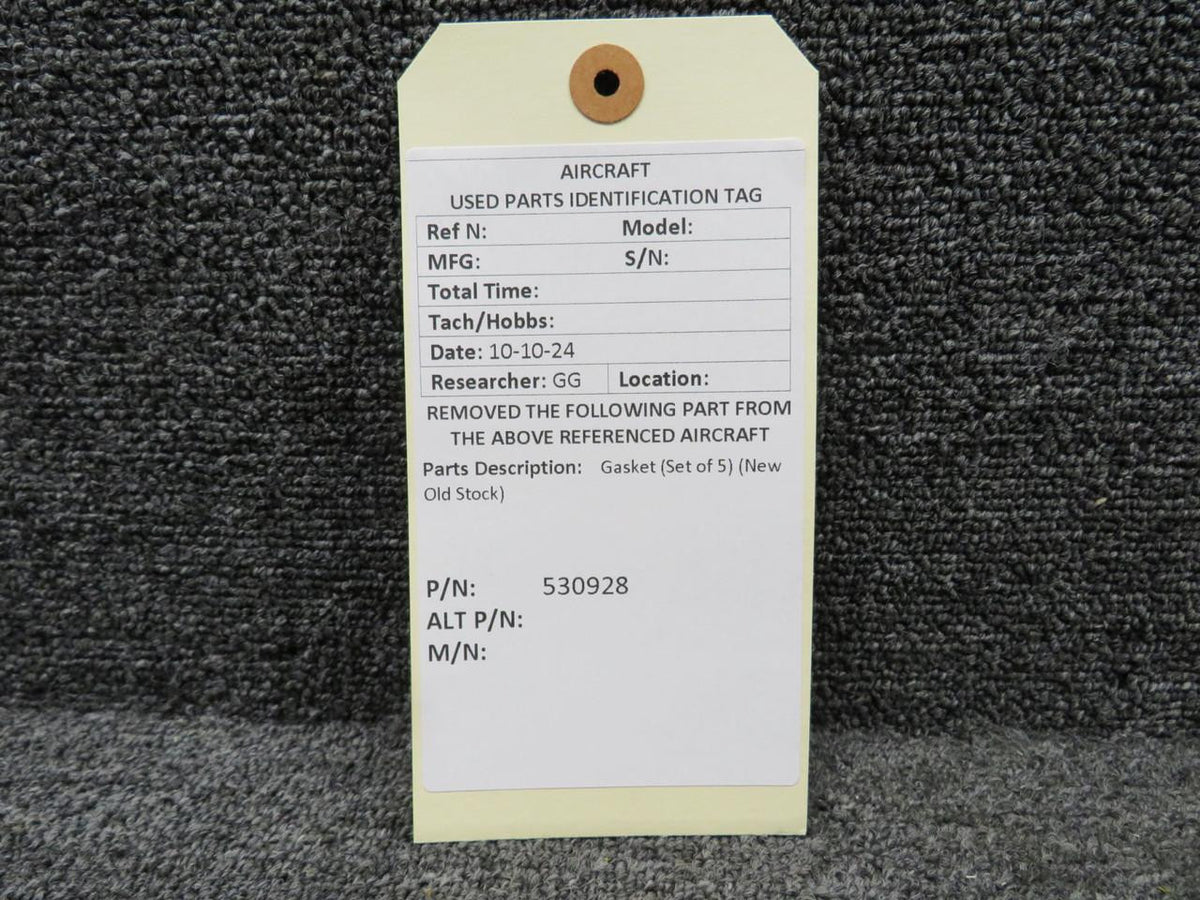 Does Not Apply 530928 Gasket Set of 5 (New Old Stock)