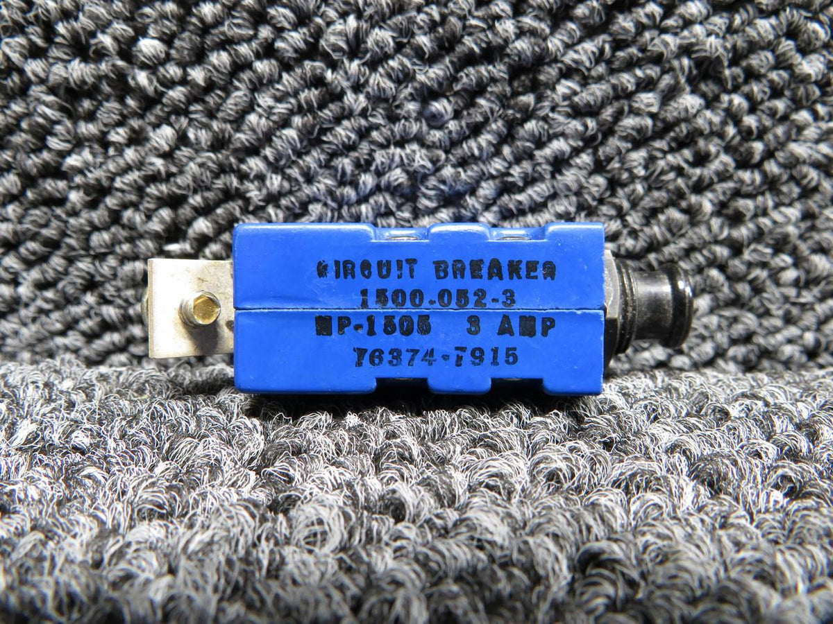 Mechanical Products 1500-052-3 (Alt: MP-1505) Mechanical Products Push Breaker Switch (Amps: 3)