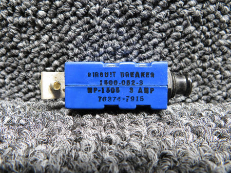 Mechanical Products 1500-052-3 (Alt: MP-1505) Mechanical Products Push Breaker Switch (Amps: 3)