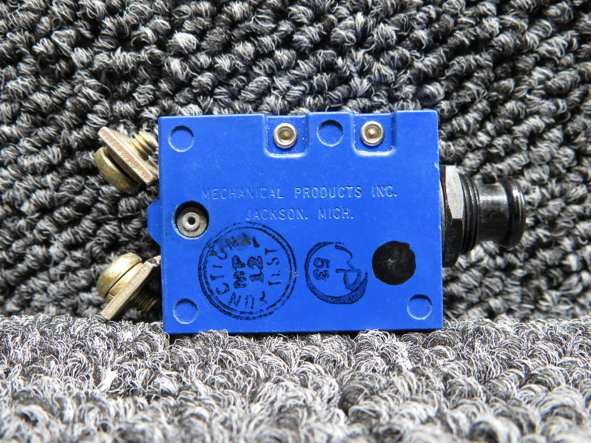 Mechanical Products 1500-052-5 (Alt: MP-1509) Mechanical Products Push Breaker Switch (Amps: 5)
