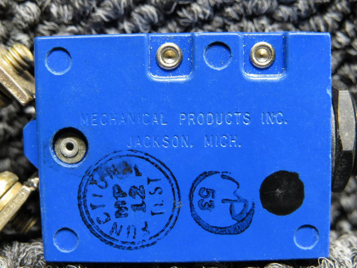 Mechanical Products 1500-052-5 (Alt: MP-1509) Mechanical Products Push Breaker Switch (Amps: 5)