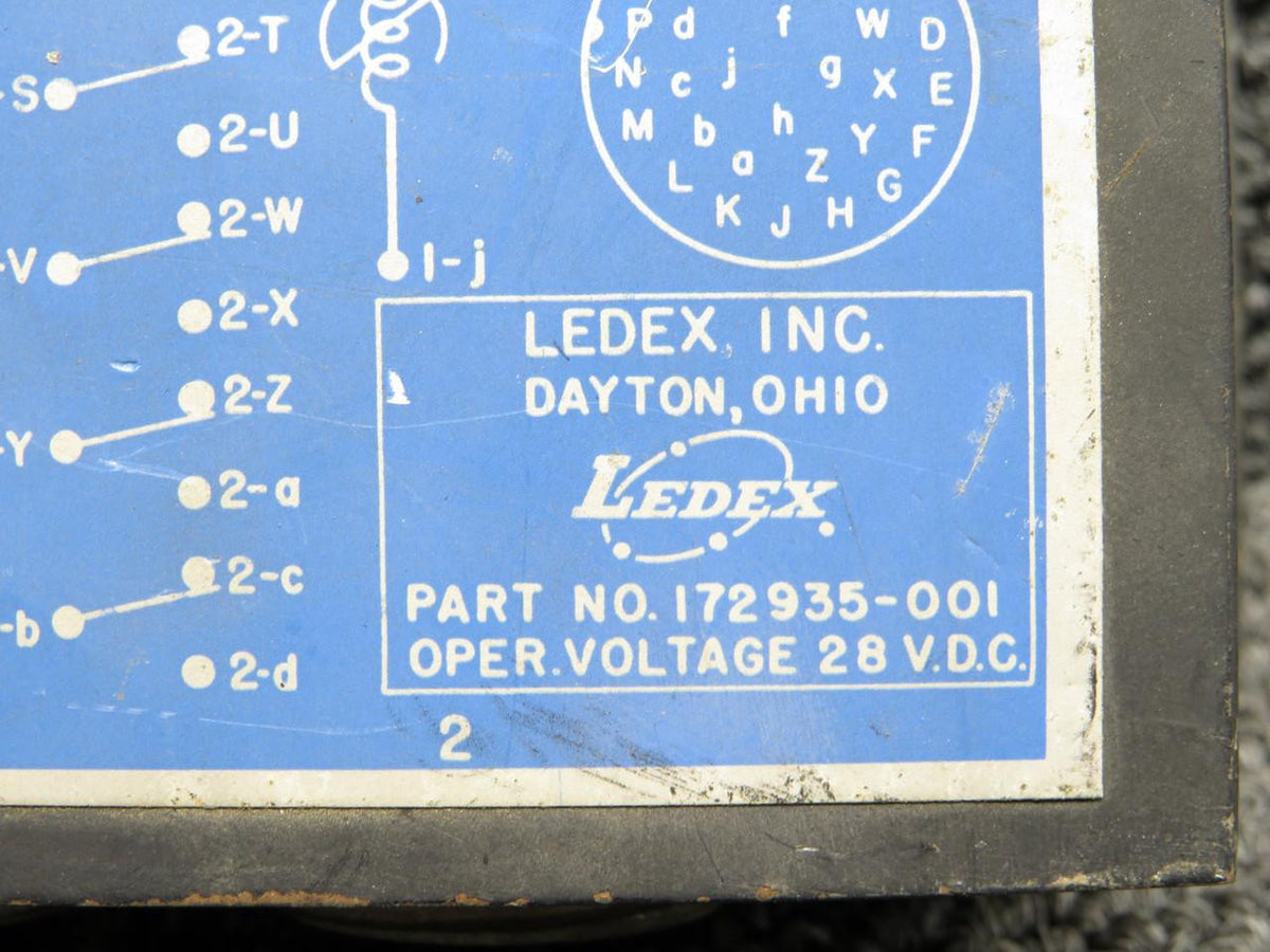 Ledex 172935-001 Ledex Inc Audio Switching Relay (28V)