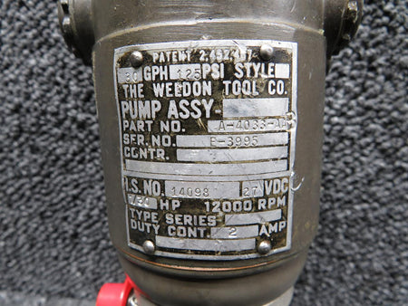 Weldon A-4033-AAB Weldon Tool Fuel Pump Assembly