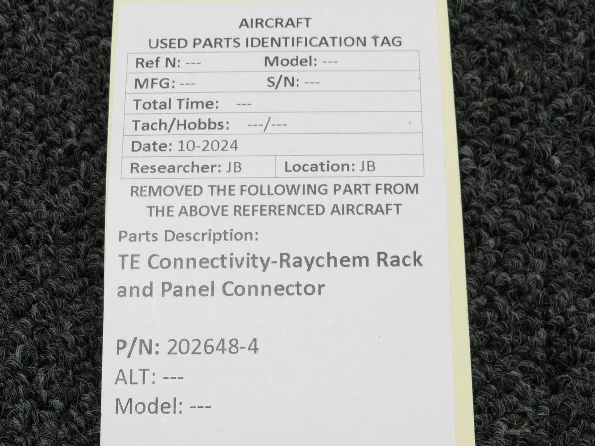 TE 202648-4 TE Connectivity-Raychem Rack and Panel Connectors