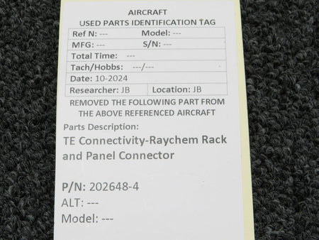 TE 202648-4 TE Connectivity-Raychem Rack and Panel Connectors