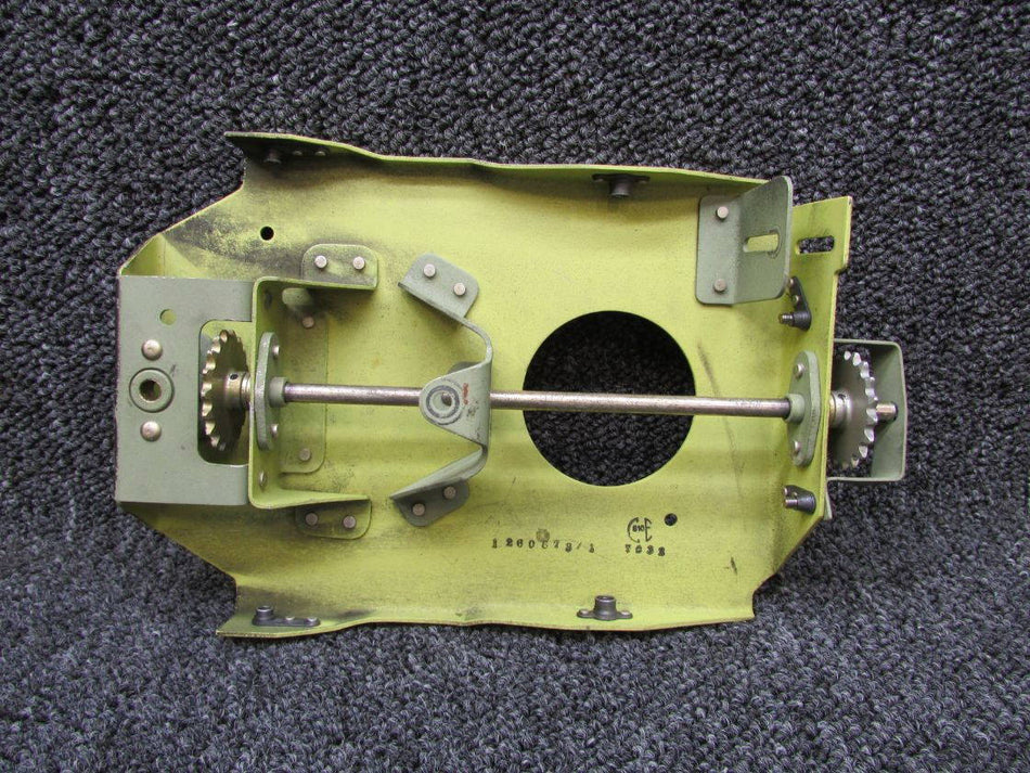1260673-2, 1260625-6 Cessna Rudder Trim Support Assembly with Shaft