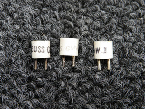 GMW-1 Bussmann Small Fuse Set of 3 (Amps: 1)