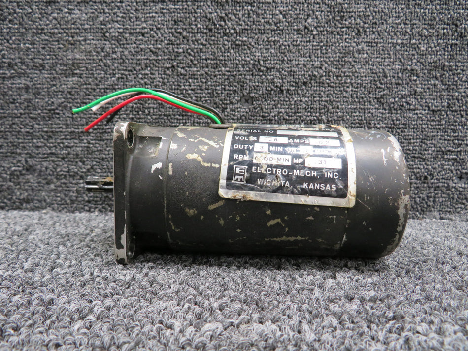 9910002-3 Electro Mech Landing Gear Actuator Motor (Volts: 28) (Inop) (Core)