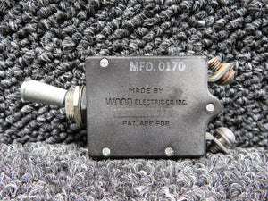 CB-3110C Wood Electric Toggle Circuit Breaker (Amps: 10)