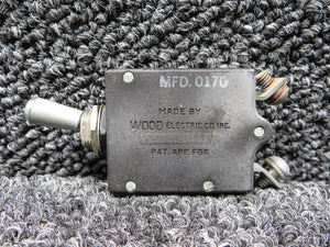 CB-3110C Wood Electric Toggle Circuit Breaker (Amps: 10)