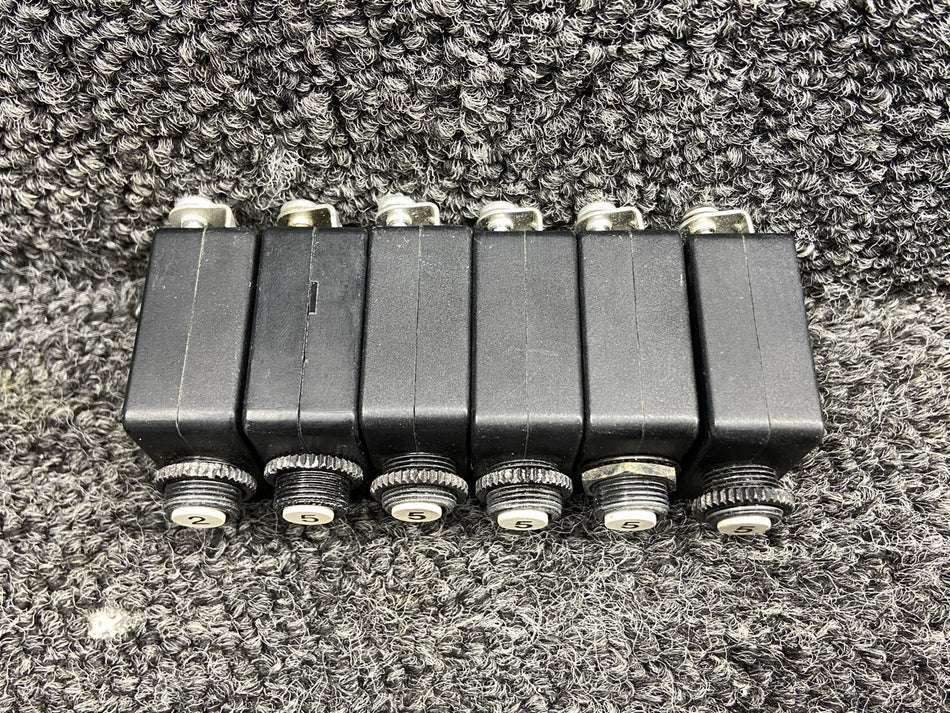 W58-XC4C12A Tyco Electronics Push to Reset Circuit Breaker Set (Amps: 2, 5)