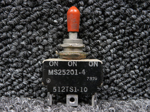 MS25201-4 Micro Switch 3 Position Toggle Switch Assembly
