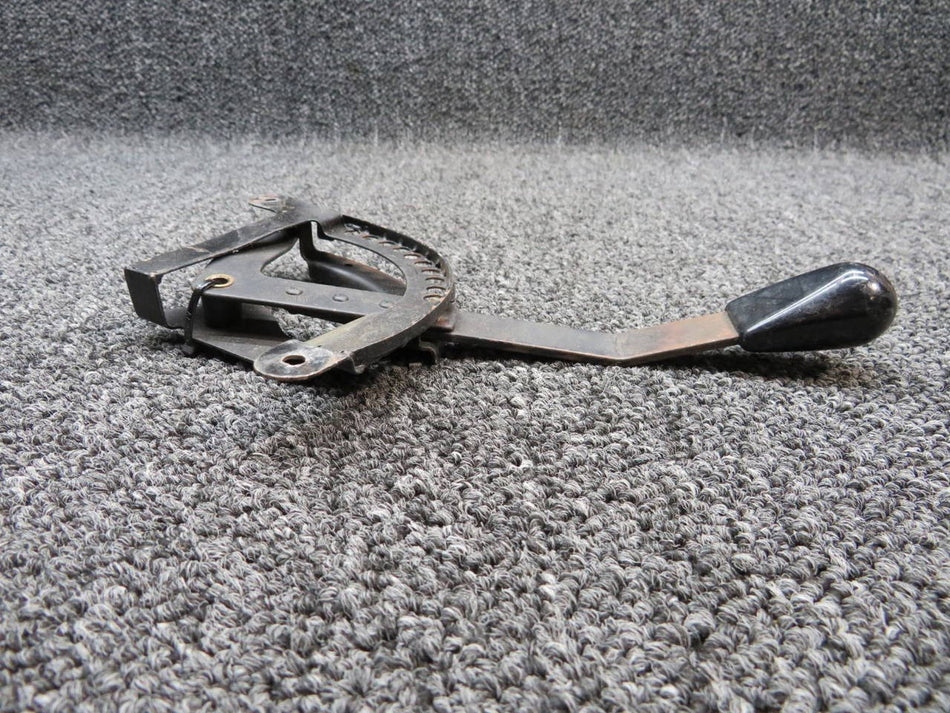 1213315-5, 1213316-1 Cessna 210K Cowl Flap Lever Assembly w Bracket