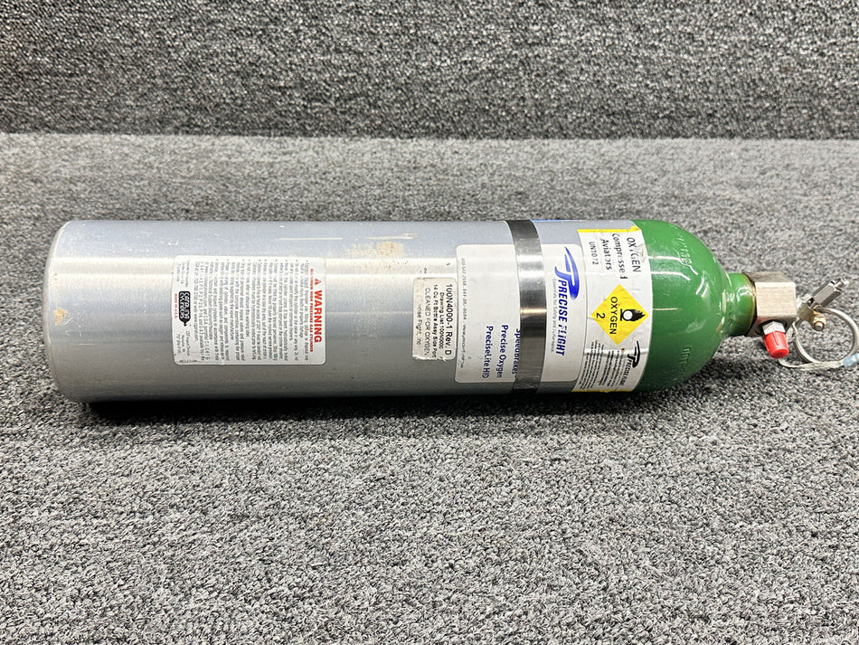 100N4000-1 Precise Flight Oxygen Bottle & Distribution Manifold with Side Port